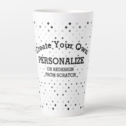 Ontwerp van krassen - latte Mok (Voorkant)