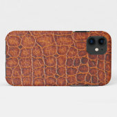 Ontwerp van krokodilleder Case-Mate iPhone case (Achterkant (horizontaal))