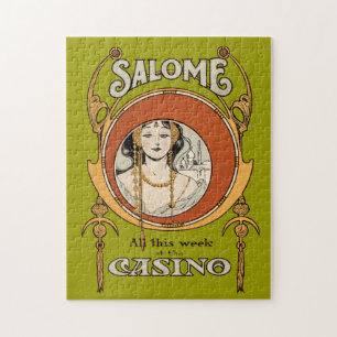 ontwerp van kunstbioscoop Casino Woman Legpuzzel