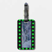 Ontwerp van Led en Sky Hoesje Bagagelabel (Achterkant verticaal)