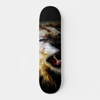 Ontwerp van leeuwenkaartje skateboard