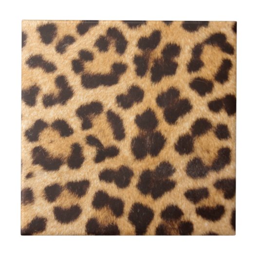 Ontwerp van leopard tegeltje (Voorkant)