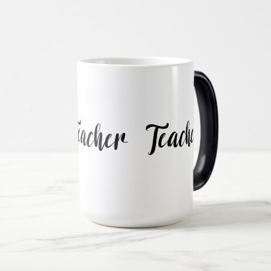 Ontwerp van leraar magische mok (Voorkant rechts)