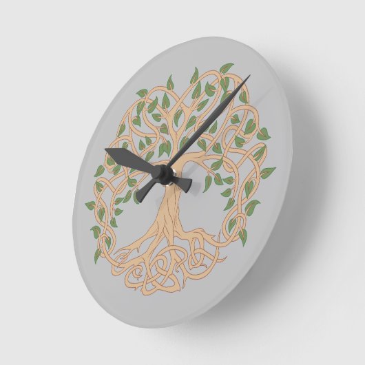 Ontwerp van levensstructuur ronde klok (Hoek)