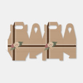 Ontwerp van lint met Floral Accent Box Bedankdoosjes (Uitgevouwen)