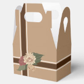 Ontwerp van lint met Floral Accent Box Bedankdoosjes (Geopend)