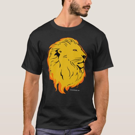 Ontwerp van Lion Art T-shirt (Voorkant)