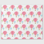 Ontwerp van luchtballonnen cadeaupapier (Vlak)