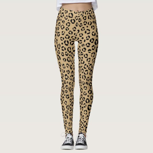 Ontwerp van luipaard leggings (Voorkant)