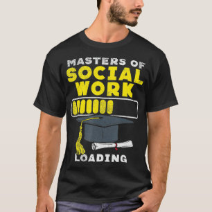 ontwerp van maatschappelijk werkers voor MSW-grade T-shirt