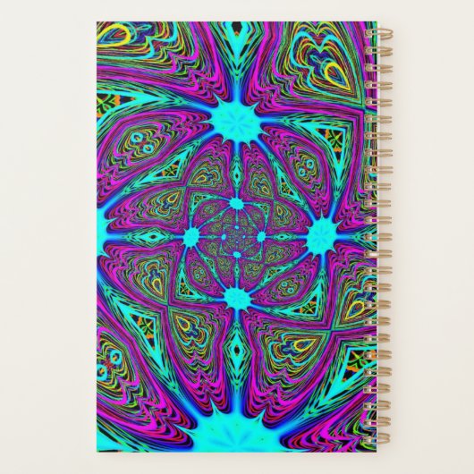 ontwerp van mandala planner (Achterkant)