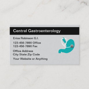 Ontwerp van medische Visitekaartjes voor gastro-en