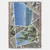 Ontwerp van mediterrane collage deken (Voorkant Verticaal)