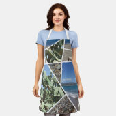 Ontwerp van mediterrane collage schort (Gedragen)