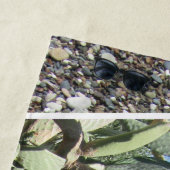 Ontwerp van mediterrane collage strandlaken (In situ)