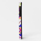 ontwerp van meerregenboogkleurige bloem en -blader Case-Mate iPhone case (Achterkant/links)