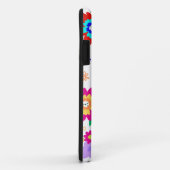 ontwerp van meerregenboogkleurige bloem en -blader Case-Mate iPhone case (Achterkant/rechts)