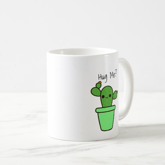 Ontwerp van Mok met groene cactus voor zelfbeheers (Voorkant rechts)