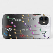 Ontwerp van muzieknotities Ifoonbehuizing Case-Mate iPhone Case (Achterkant (horizontaal))
