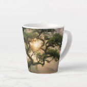 Ontwerp van natuur latte mok (Rechterhoek)