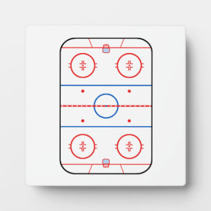 Ontwerp van ocr-inktdiagram Hockey-game Fotoplaat