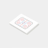 Ontwerp van ocr-inktdiagram Hockey-game Post-it® Notes (Schuin)