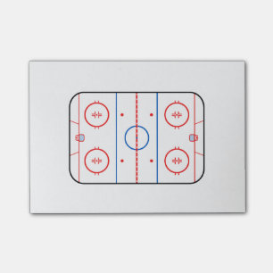Ontwerp van ocr-inktdiagram Hockey-game Post-it® Notes