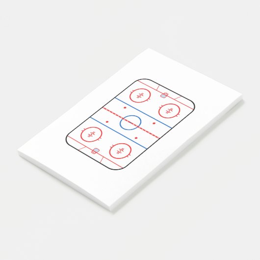 Ontwerp van ocr-inktdiagram Hockey-game Post-it® Notes (Schuin)