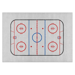 Ontwerp van ocr-inktdiagram Hockey-game Snijplank