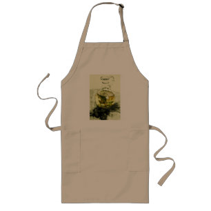 ontwerp van olijfolie lang schort