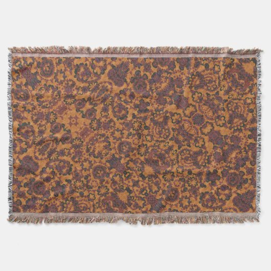 Ontwerp van  paisley naadloze patronen deken (Voorkant)