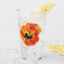 Ontwerp van papaverglas