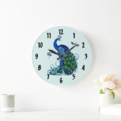 Ontwerp van Peacock- en Dragonfly- Grote Klok (Huis)