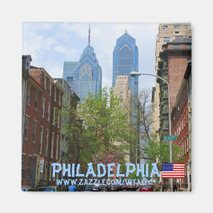 Ontwerp van Philadelphia-fotografie-magneet Magneet