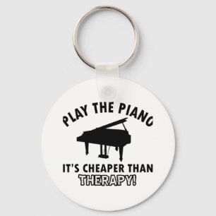 ontwerp van piantherapie sleutelhanger