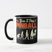 Ontwerp van Pinball Game Pinball Player Mok (Links)