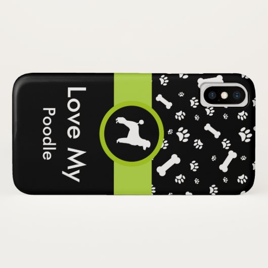 Ontwerp van poolHondenras Case-Mate iPhone Case (Achterkant (horizontaal))