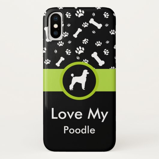 Ontwerp van poolHondenras Case-Mate iPhone Case (Achterkant)