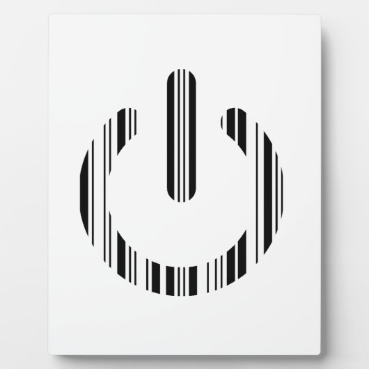 ONTWERP VAN POWER BUTTON BAR CODE Power-Up-patroon Fotoplaat (Voorkant)