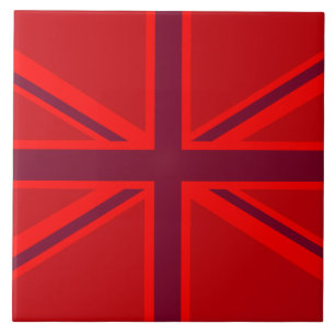 Ontwerp van Red Accent Union Jack Tegeltje