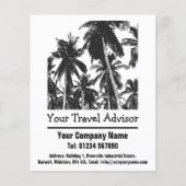 Ontwerp van reisadviseur flyer (Voorkant)