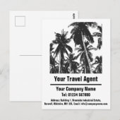 Ontwerp van reisagent om te personaliseren briefkaart (Voorkant / Achterkant)