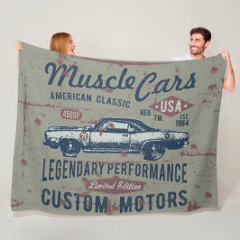 Ontwerp van Retro-autobus Fleece Deken