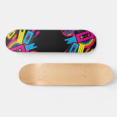 Ontwerp van Retro Party Skateboard (Horizontaal)