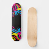 Ontwerp van Retro Party Skateboard (Voorkant)