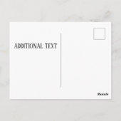 Ontwerp van reüniekaart briefkaart (Achterkant)