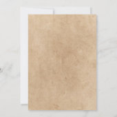 Ontwerp van reüniekaart kaart (Achterkant)