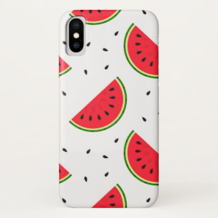 Ontwerp van rode watermeloenen iPhone x hoesje