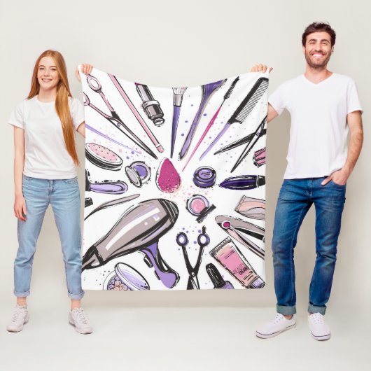 Ontwerp van ronde cirkel maken fleece deken (In situ)