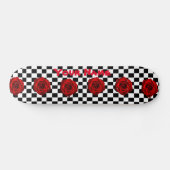 Ontwerp van roos Checker Skateboard (Horizontaal)